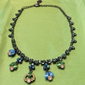MMW necklace in blue, yellow, and green tones. Really pretty